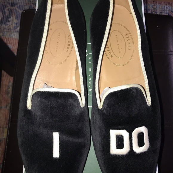 Men’s Stubbs & Wootton size 9 “I DO” loafers - Picture 2 of 8